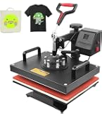 Amazon.co.jp: ヒートプレス機 5in1 熱転写プレス機 38cm*38cm大表面